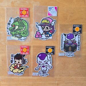BN Dragon Ball Stickers x5, original from Japan